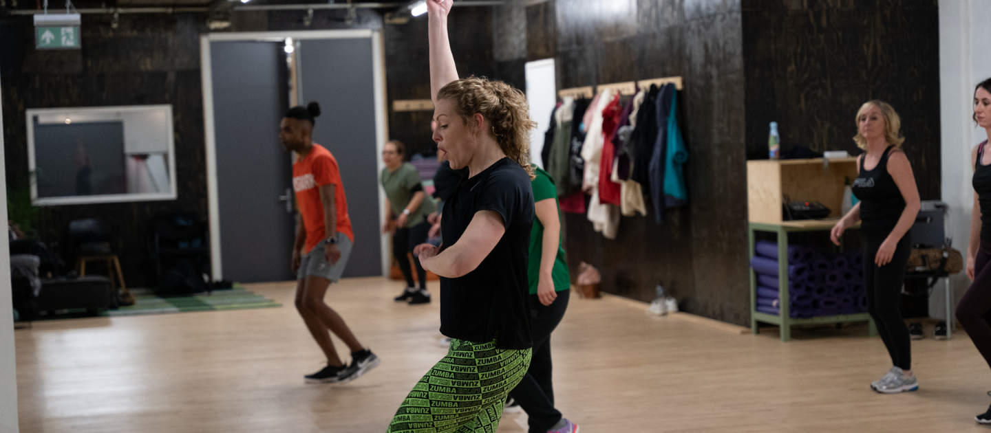 Zumba groepsles proberen (1)